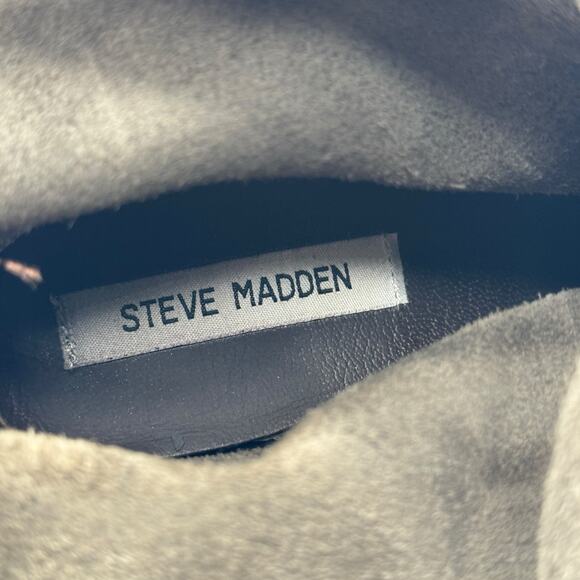 Steve Madden Lindley Biker Boot Women's 7 Brown Equestrian Retro Rustic Y2K Moto - Picture 10 of 12